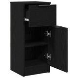 vidaXL Dressoir 30x30x70 cm bewerkt hout wit