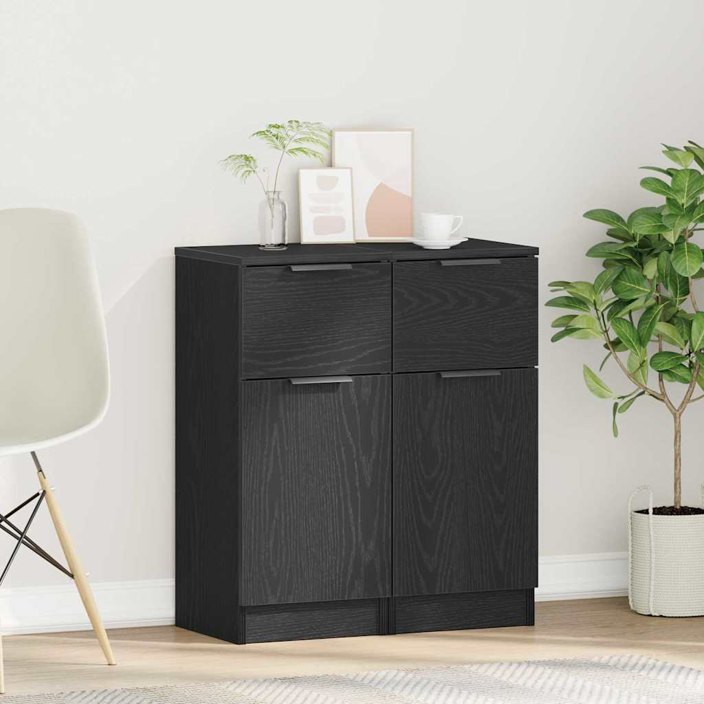 vidaXL Dressoir 30x30x70 cm bewerkt hout wit