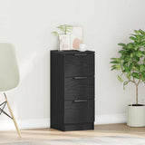 vidaXL Dressoir 30x30x70 cm bewerkt hout wit