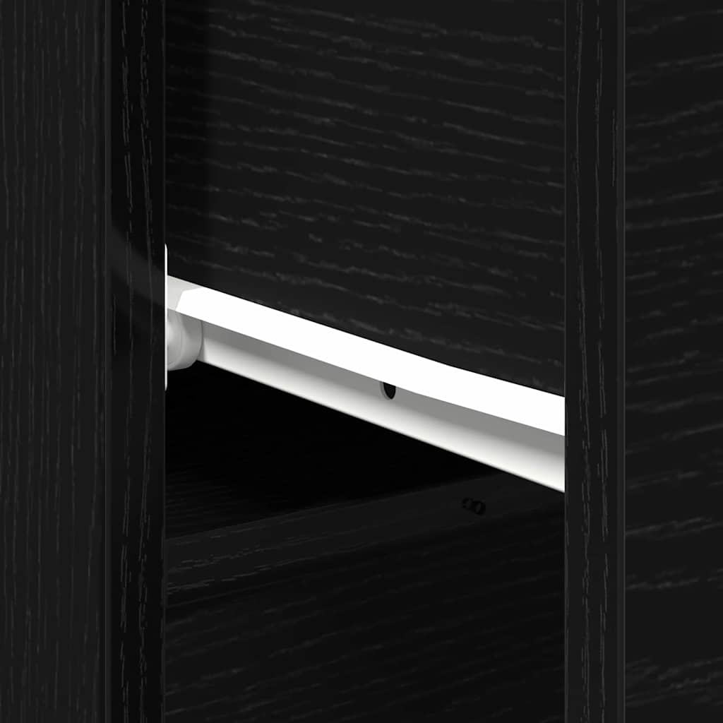 vidaXL Dressoir 30x30x70 cm bewerkt hout wit