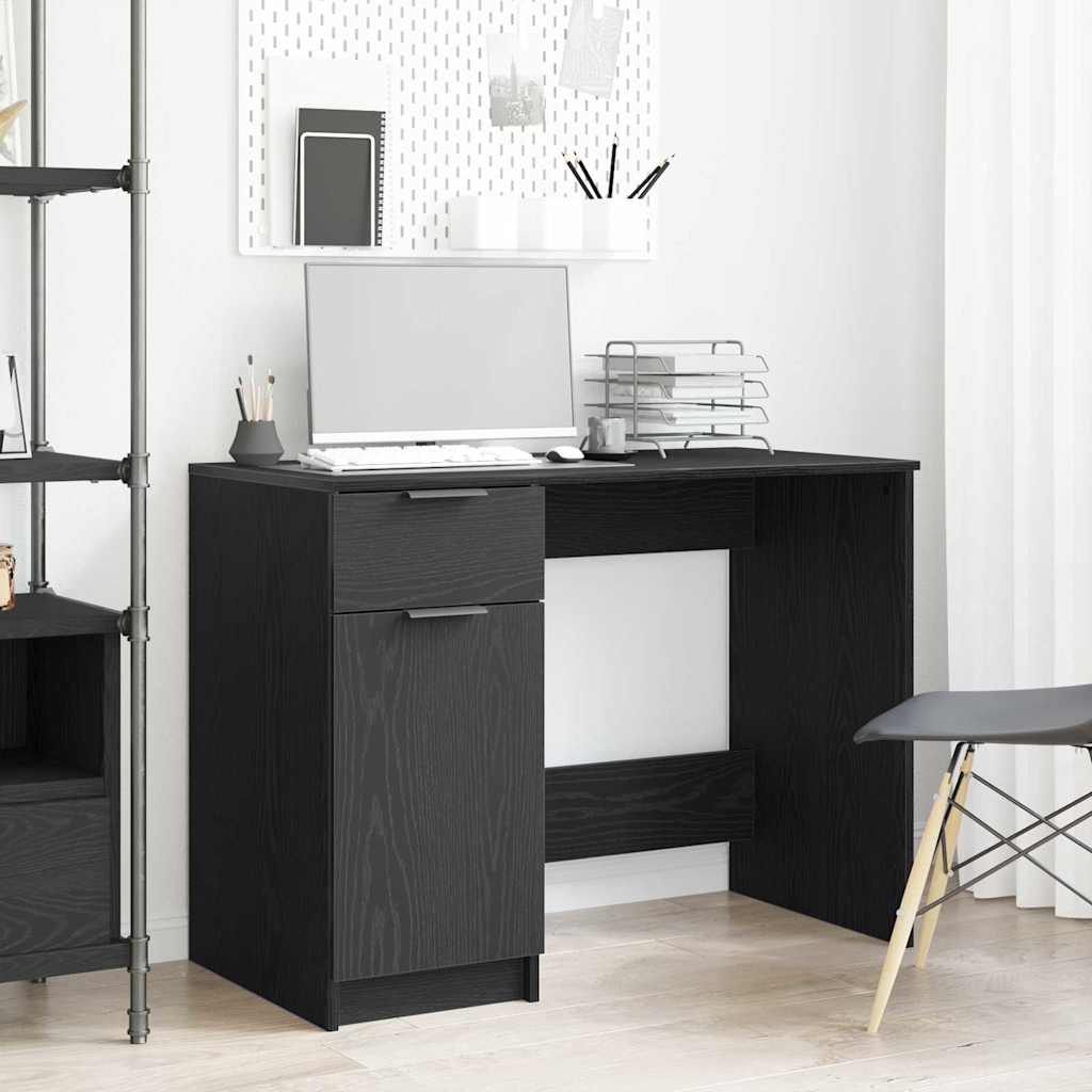 vidaXL Bureau 100x50x75 cm bewerkt hout wit