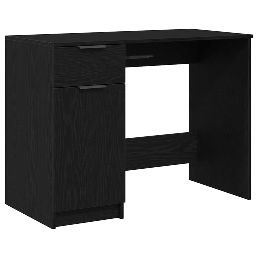vidaXL Bureau 100x50x75 cm bewerkt hout wit