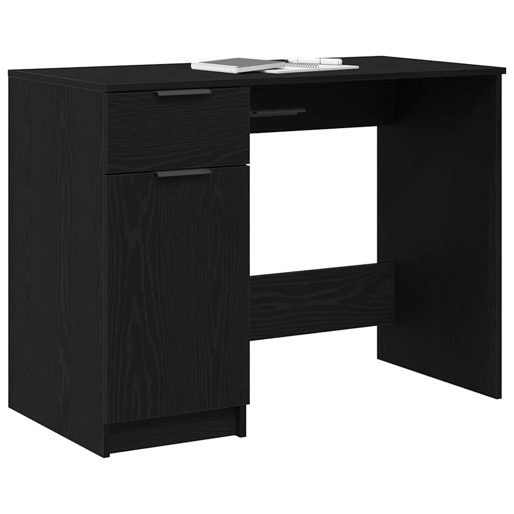 vidaXL Bureau 100x50x75 cm bewerkt hout wit