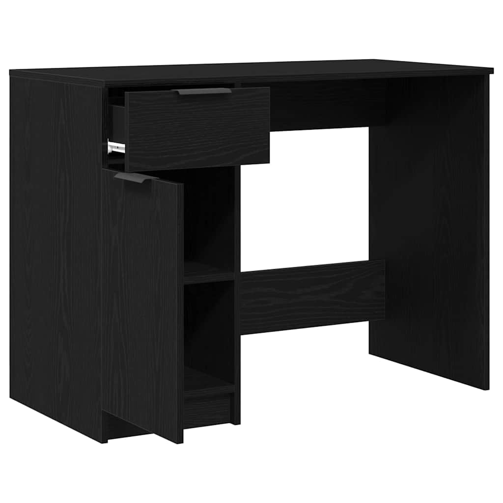 vidaXL Bureau 100x50x75 cm bewerkt hout wit