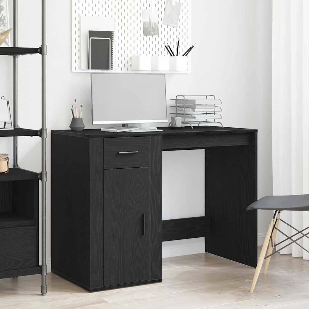 vidaXL Bureau 100x49x75 cm bewerkt hout wit