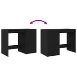 vidaXL Bureau 100x49x75 cm bewerkt hout wit