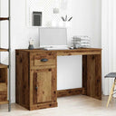 vidaXL Bureau met lade 115x50x75 cm bewerkt hout wit