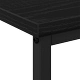 vidaXL Nachtkastje 41x31x80 cm bewerkt hout zwart
