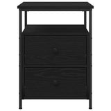 vidaXL Nightstand 44x45x60 cm engineered wood black