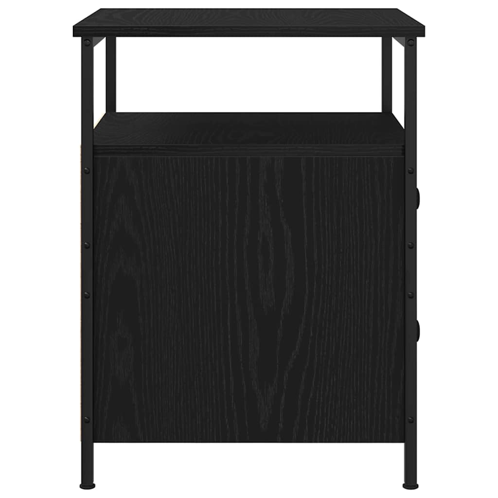 vidaXL Nightstand 44x45x60 cm engineered wood black