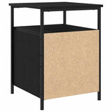 vidaXL Nightstand 44x45x60 cm engineered wood black