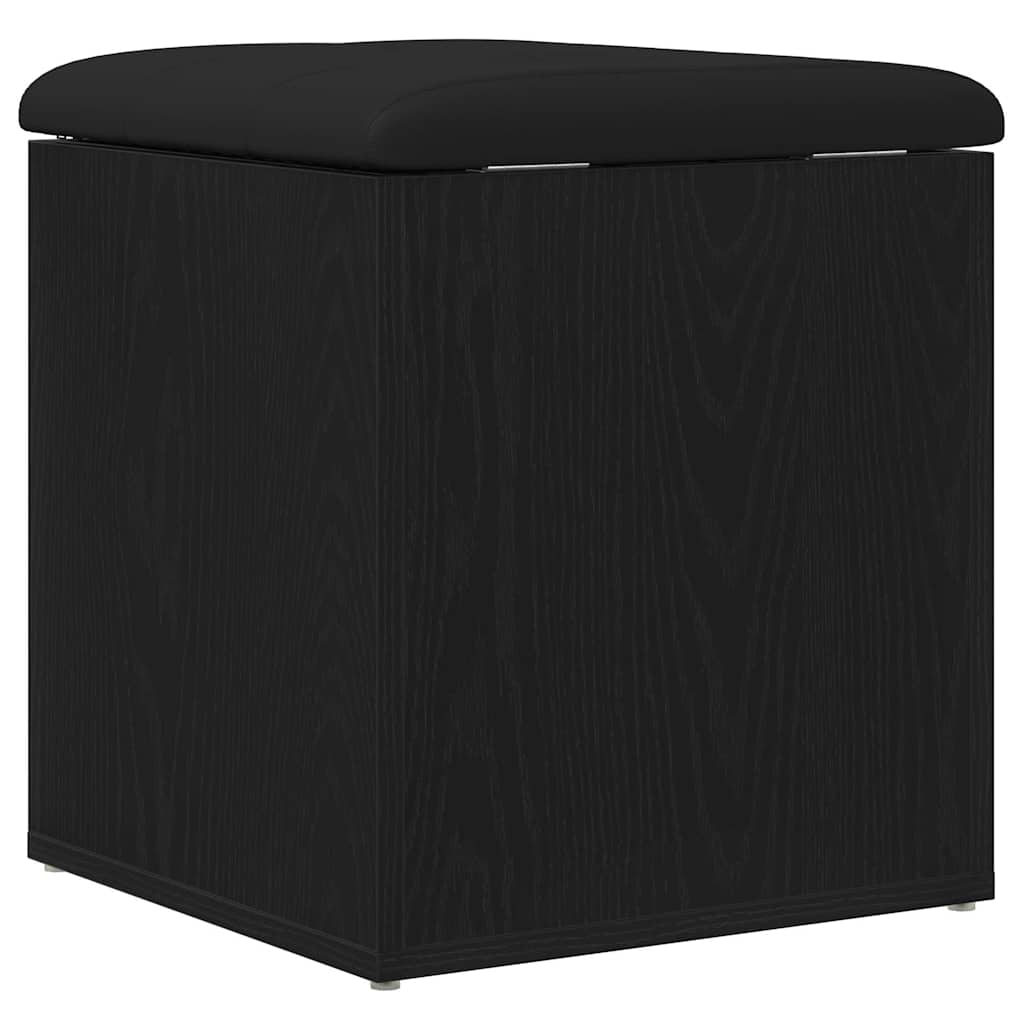 vidaXL Opbergbank Wit 42x42x45 cm Bewerkt Hout