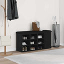 vidaXL Schoenenbank 102x32x50 cm bewerkt hout wit