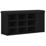 vidaXL Schoenenbank 102x32x50 cm bewerkt hout wit