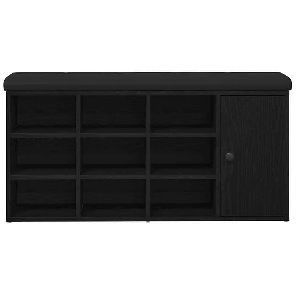 vidaXL Schoenenbank 102x32x50 cm bewerkt hout wit