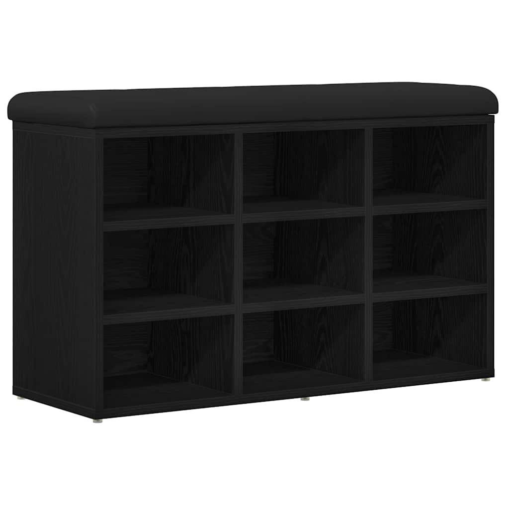 vidaXL Schoenenbank Wit 82x32x50 cm Bewerkt Hout