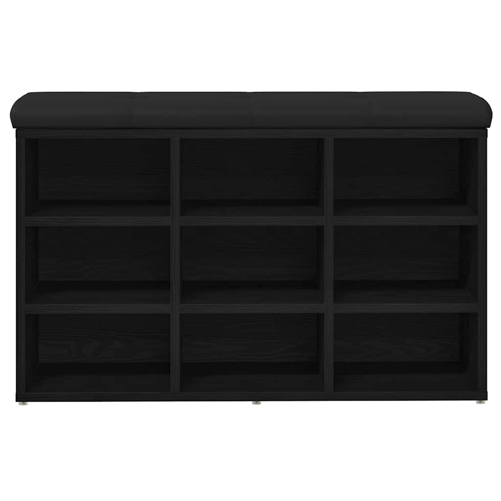vidaXL Schoenenbank Wit 82x32x50 cm Bewerkt Hout