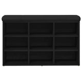 vidaXL Schoenenbank Wit 82x32x50 cm Bewerkt Hout