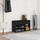 vidaXL Shoe Bench White 82x32x45.5 cm Engineered Wood