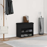 vidaXL Schoenenbank Wit 62x32x50 cm Bewerkt Hout