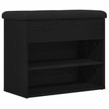 vidaXL Schoenenbank Wit 62x32x50 cm Bewerkt Hout