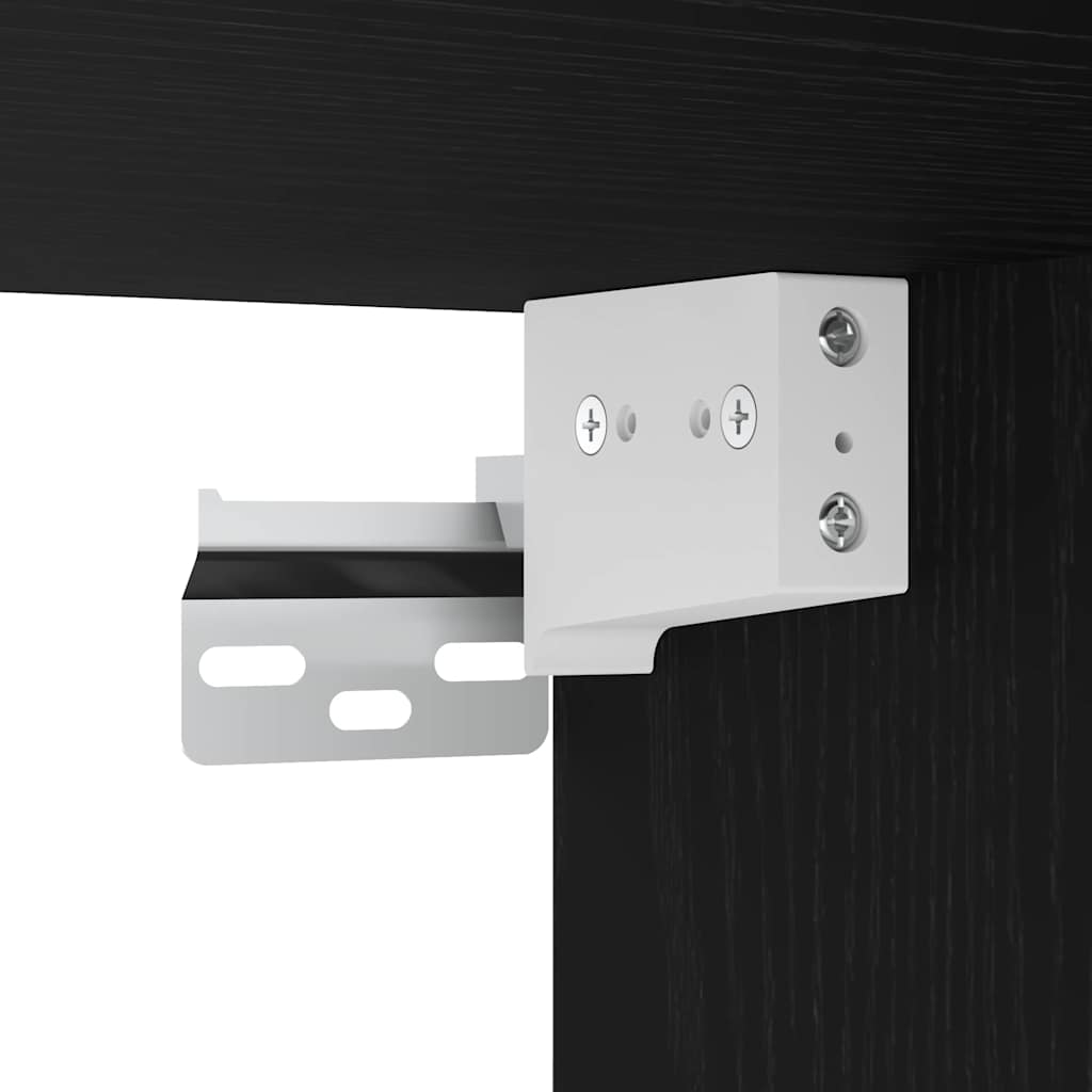 vidaXL Tv-meubelset Zwart 40 x 30 x 60,5 cm Bewerkt hout