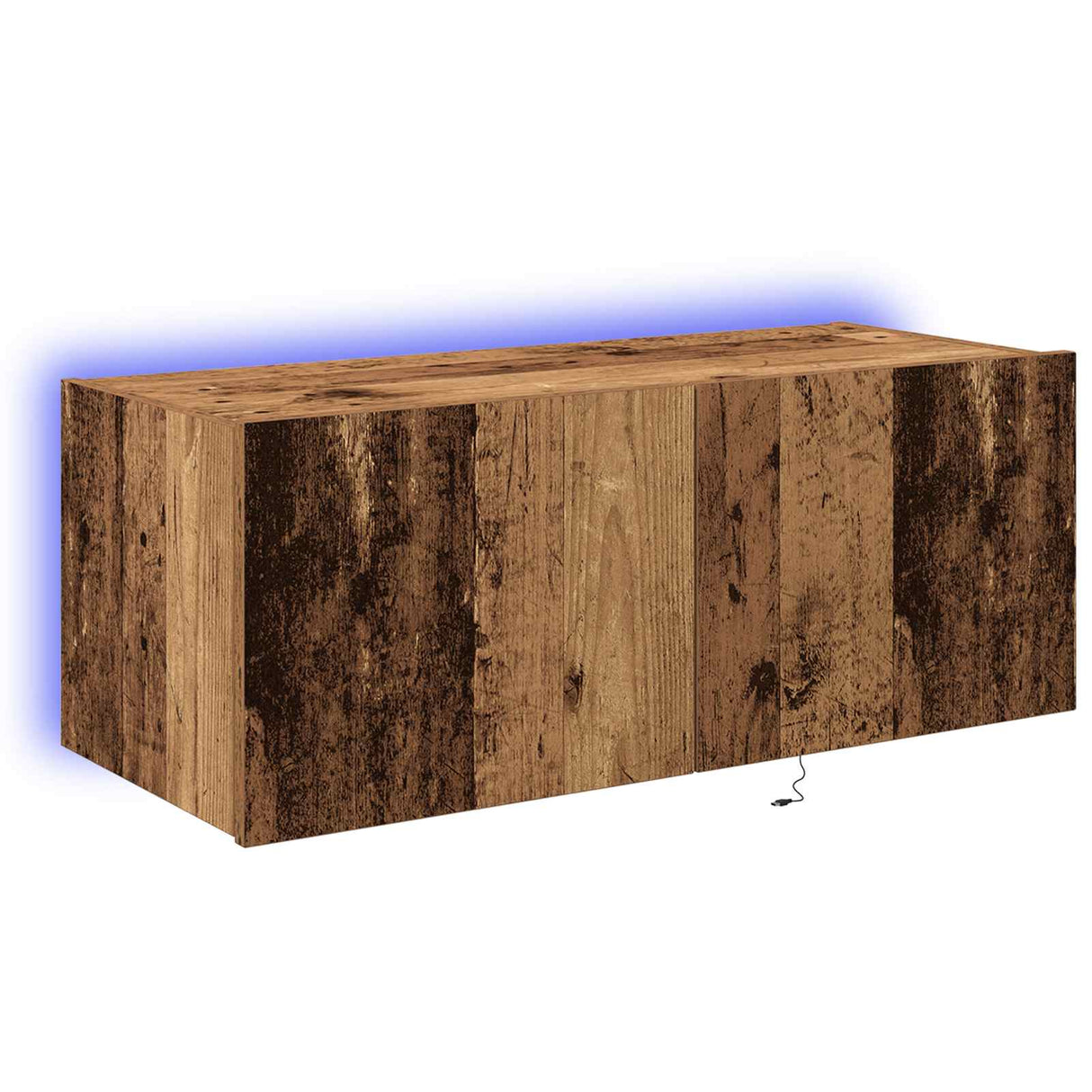 vidaXL TV cabinet with LED lights 30.5x35x30 cm white