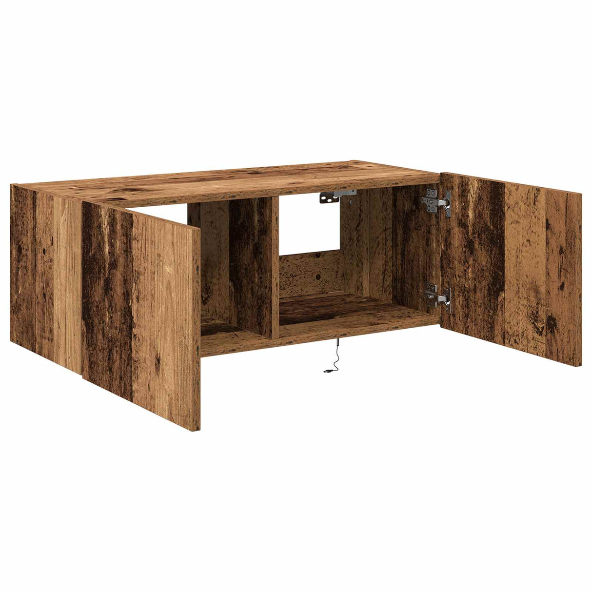 vidaXL TV cabinet with LED lights 30.5x35x30 cm white