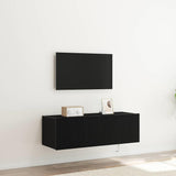 vidaXL TV cabinet with LED lights 30.5x35x30 cm white