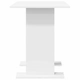 vidaXL Dining Table 110x60x75 cm Engineered Wood White