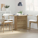 vidaXL Dining Table 110x60x75 cm Engineered Wood White