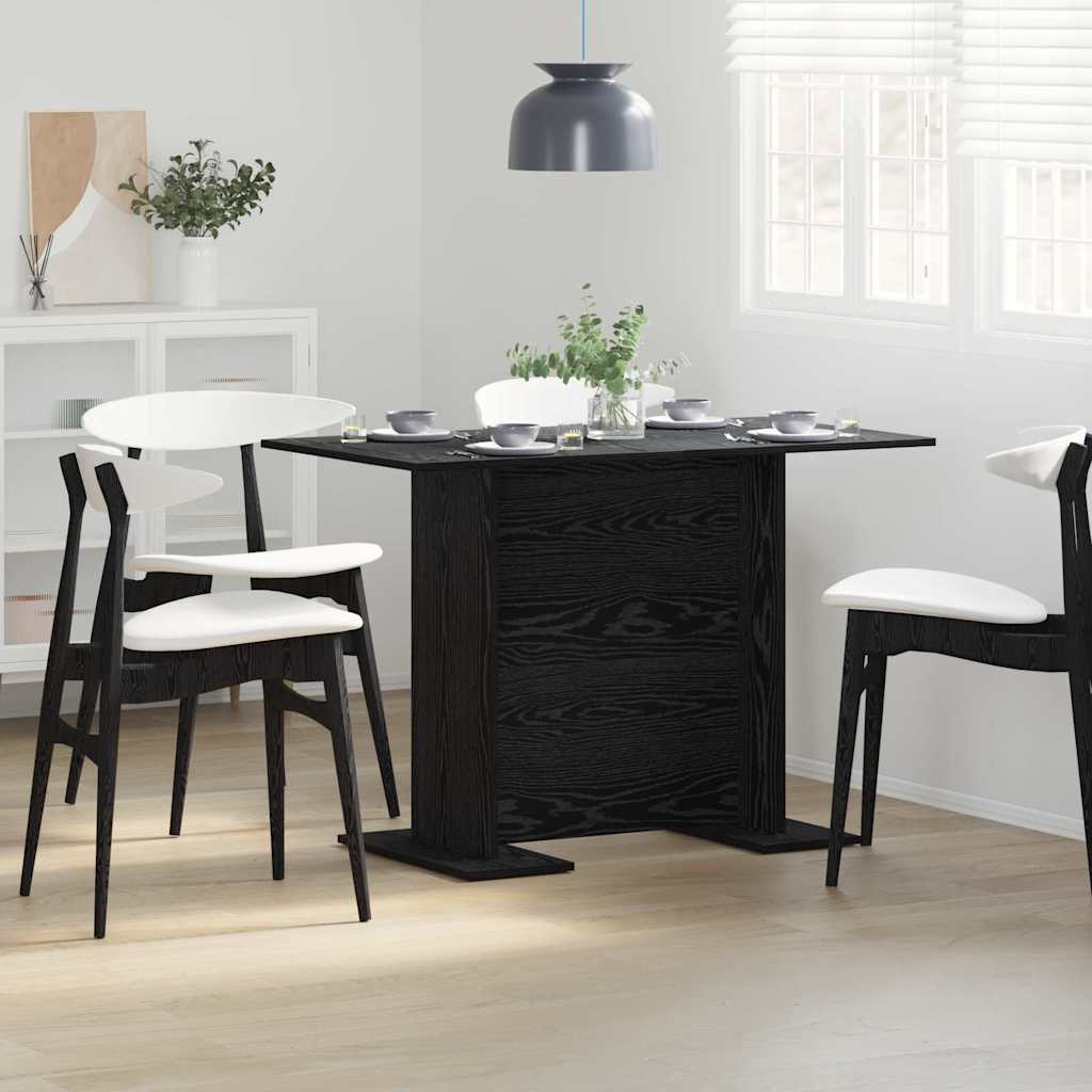 vidaXL Dining Table 110x60x75 cm Engineered Wood White