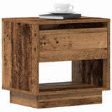 vidaXL Nachtkastje 45x34x44 cm bewerkt hout wit