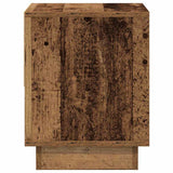 vidaXL Nachtkastje 45x34x44 cm bewerkt hout wit