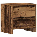 vidaXL Nachtkastje 45x34,5x44,5 cm bewerkt hout wit
