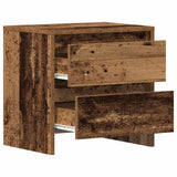 vidaXL Nachtkastje 45x34,5x44,5 cm bewerkt hout wit