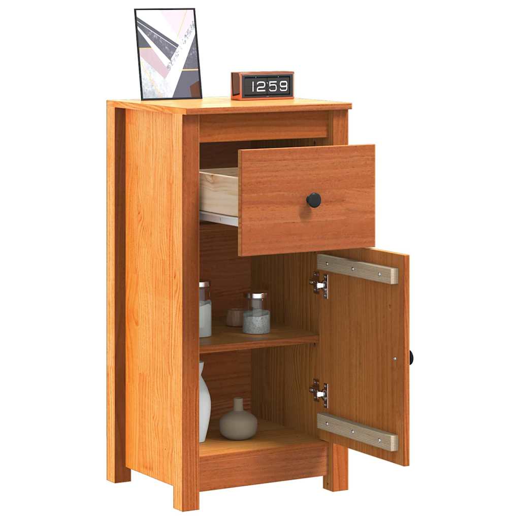 vidaXL Dressoir 70x35x80 cm massief grenenhout