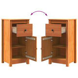vidaXL Dressoir 70x35x80 cm massief grenenhout