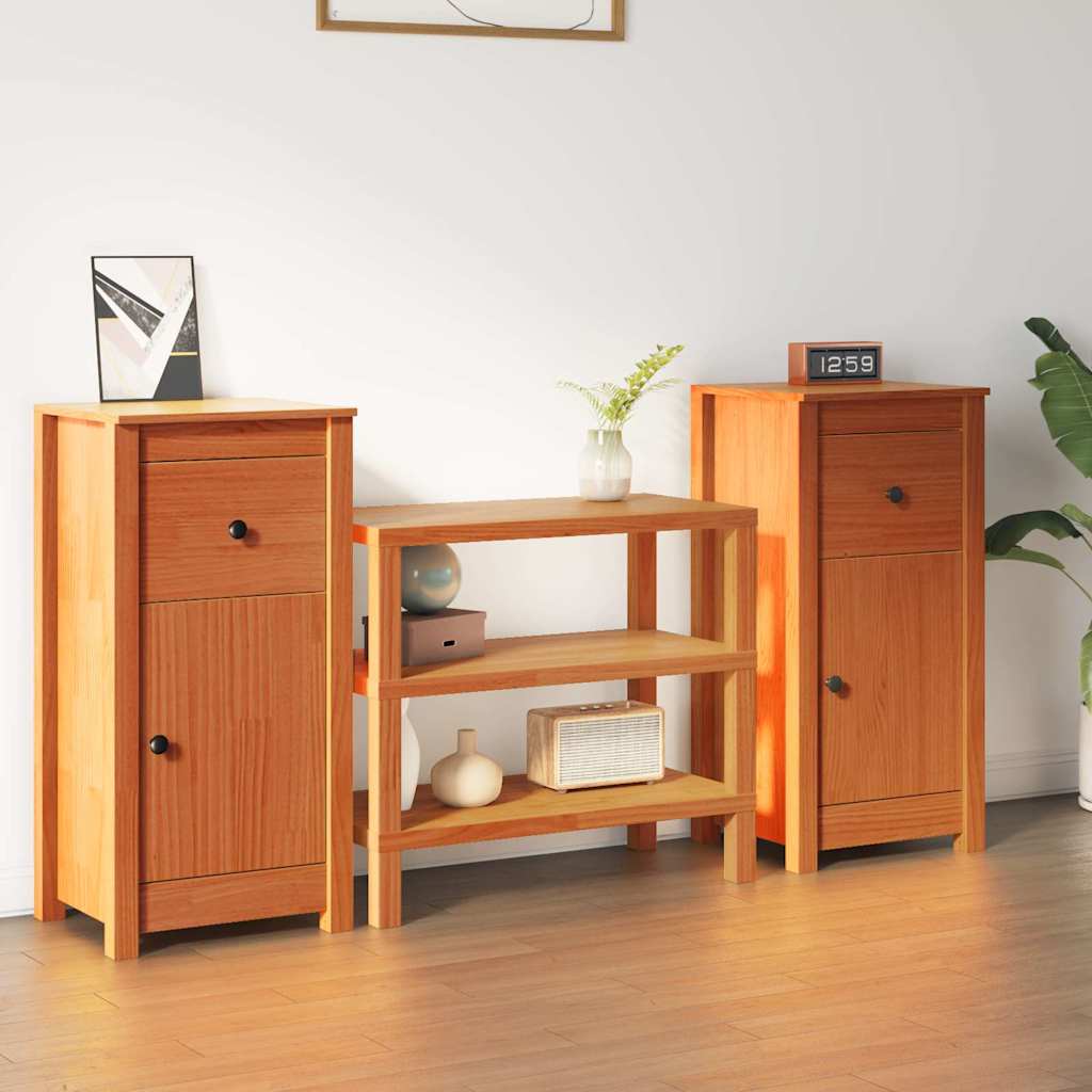 vidaXL Dressoir 70x35x80 cm massief grenenhout