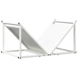 vidaXL Brandhoutrek 70x43x34,5 cm koudgewalst staal zwart