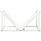 vidaXL Brandhoutrek 70x43x34,5 cm koudgewalst staal zwart
