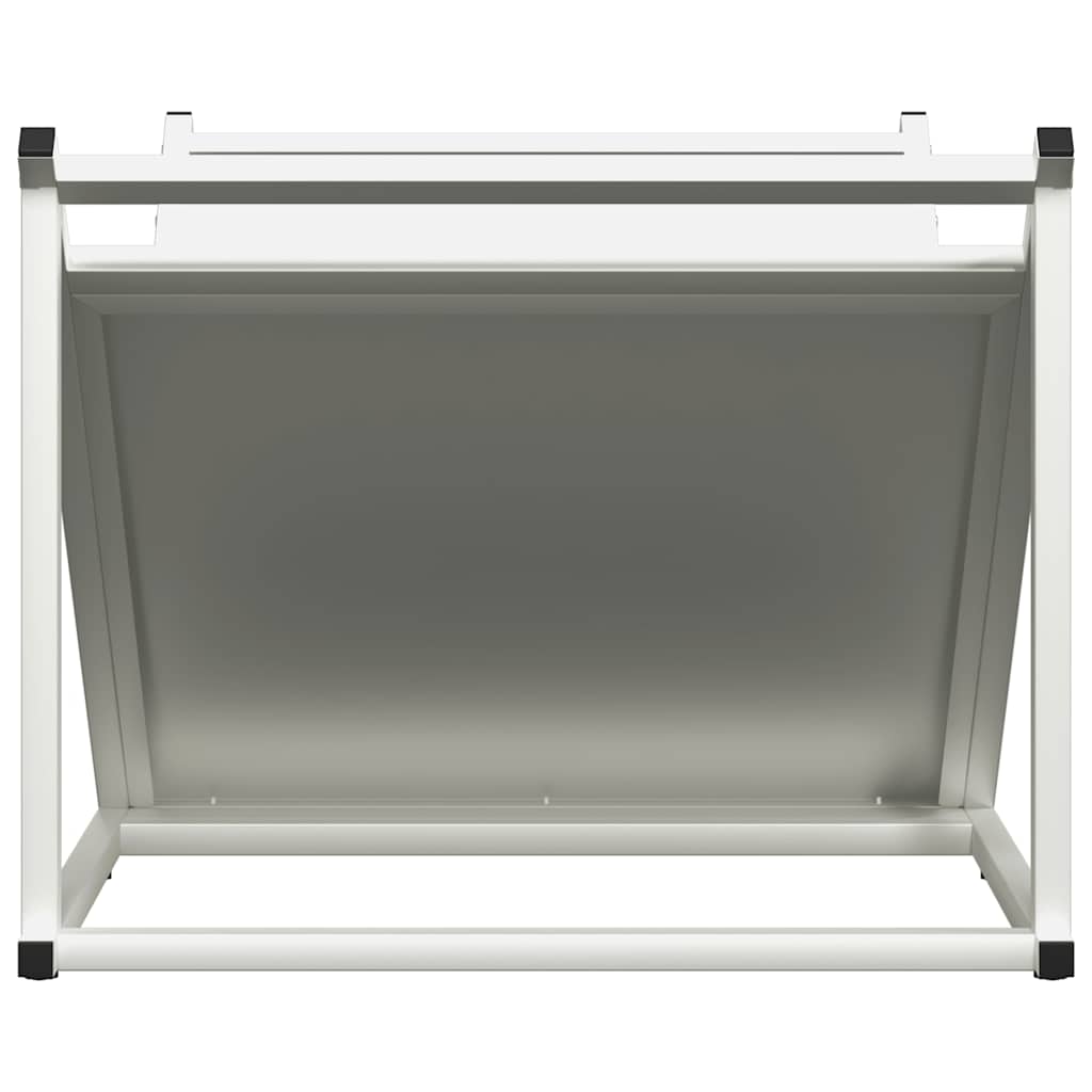 vidaXL Brandhoutrek 70x43x34,5 cm koudgewalst staal zwart