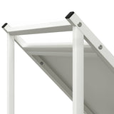 vidaXL Brandhoutrek 70x43x34,5 cm koudgewalst staal zwart
