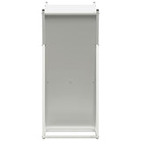 vidaXL Brandhoutrek 69,5x35x81 cm koudgewalst staal zwart