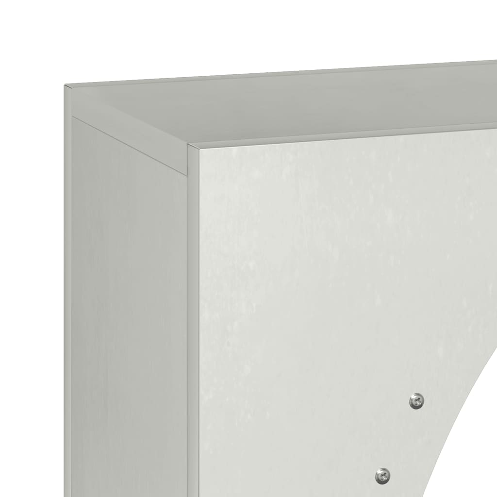 vidaXL Brandhoutrek 50x23x100 cm koudgewalst staal zwart
