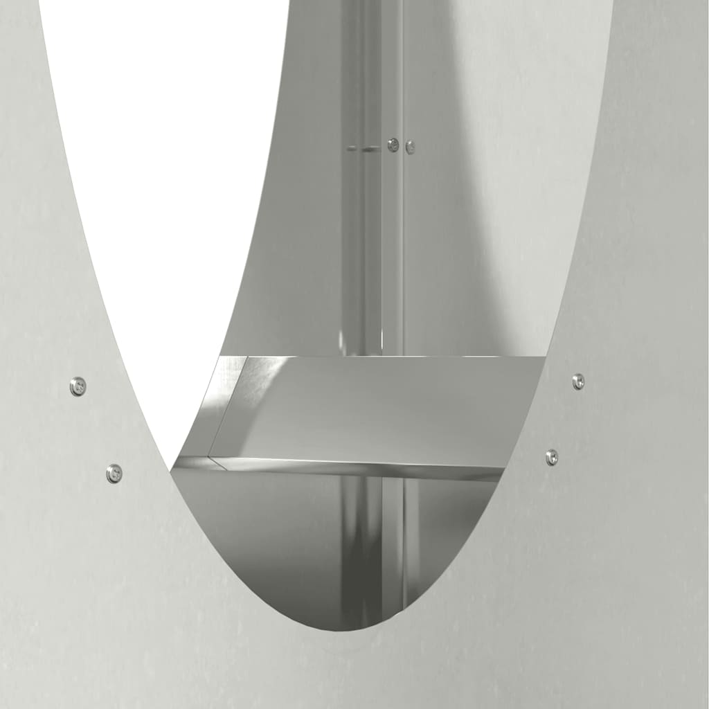 vidaXL Brandhoutrek 50x23x100 cm koudgewalst staal zwart