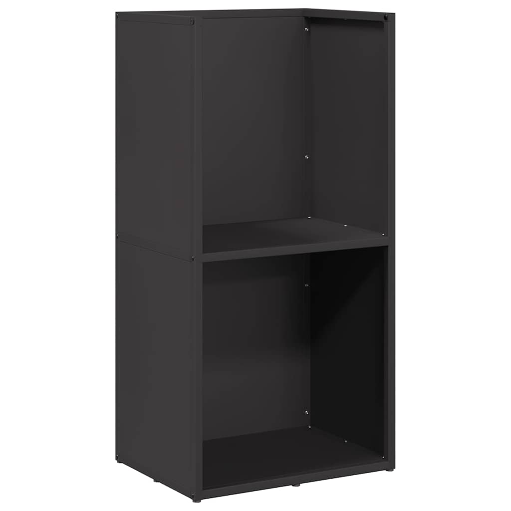 vidaXL Brandhoutrek 40x30x80 cm koudgewalst staal zwart