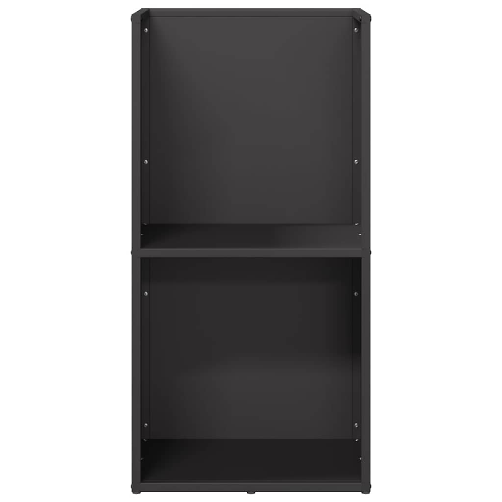 vidaXL Brandhoutrek 40x30x80 cm koudgewalst staal zwart