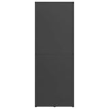 vidaXL Brandhoutrek 40x30x80 cm koudgewalst staal zwart