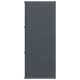 vidaXL Firewood Rack 40x30x75 cm Cold-Rolled Steel Black